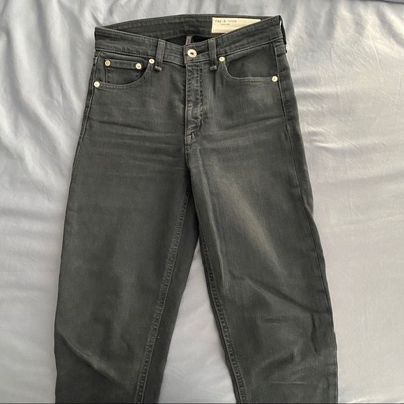 RAG & BONE NINA HI-RISE ANKLE CIGARETTE MINNA (24) - Picture 5 of 7